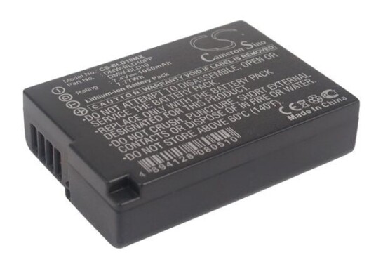 Panasonic Lumix DMC-GX1WK batteri (1050 mAh 7.4 V)