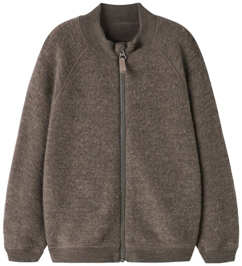 Name It Nmfwmino Wool Brushed Ls Card Brown 110