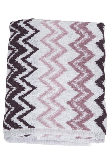Sk Home Zig Zag håndkle Rosa