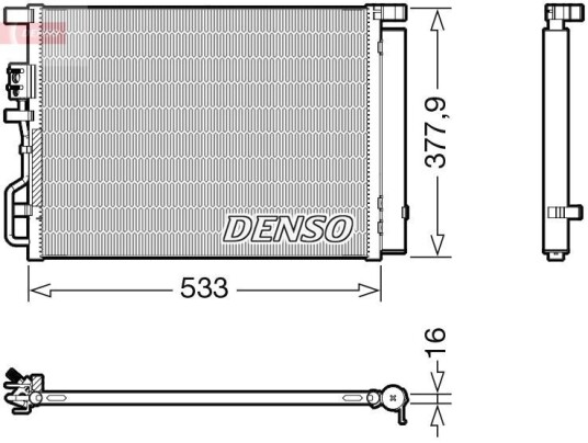 Kondensator DENSO DCN41018 Kondensator DENSO DCN41018