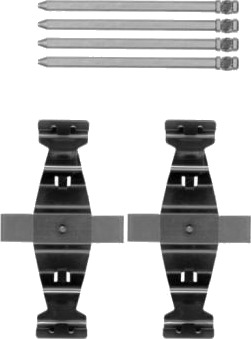 Monteringssett, bremseklosser HELLA 8DZ 355 204-241