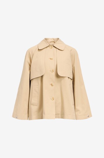 Object Jakke objPaula RE L/S Trench Beige