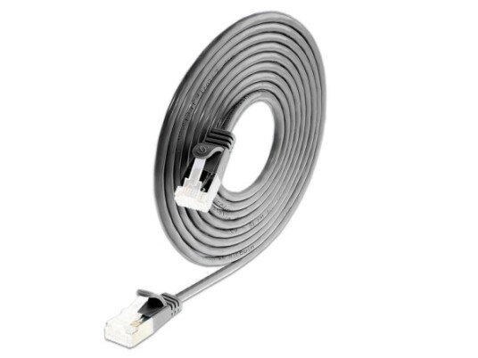 Wirewin Light Patch Kabel Rund U/Ftp Cat 6A Svart 1,0 M Slank Light Patch Kabel Rund Skjermet Poe Fleksibel Og Tynn Kabel For Spesielle Formål Pkw Light Stp K6a 1.0 Sw PKW LIGHT STP K6A 1.0 SW