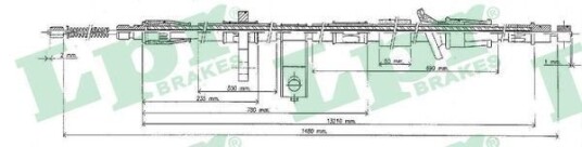 Bremsewire LPR C0320B