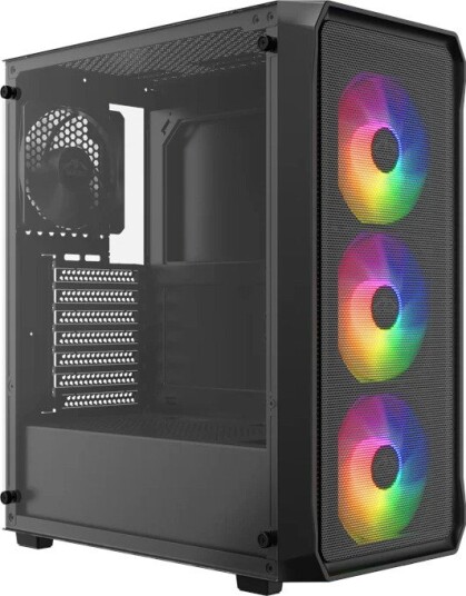 DUTZO C322 Mesh ARGB Kabinett Miditower Svart C322_MESH_ARGB-B