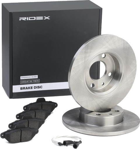 Bremseskiver og klosser RIDEX 3405B0042