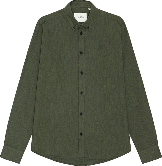 Les Deux   Flanellskjorte Soft Flannel Shirt   Grønn