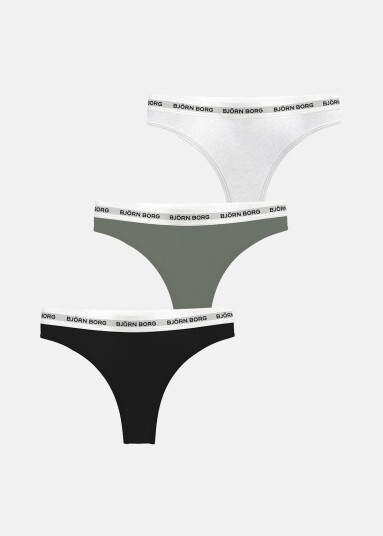 Björn Borg LOGO THONG 3p Björn Borg LOGO THONG 3p