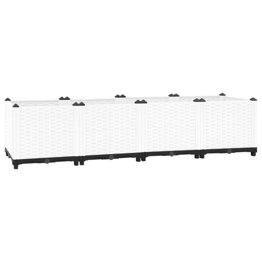 vidaXL Høybed 160x40x38 cm polypropylen