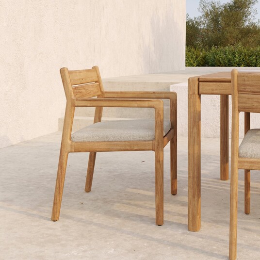 Ethnicraft Jack Spisestol Teak/Natural Ethnicraft Jack Spisestol Teak/Natural