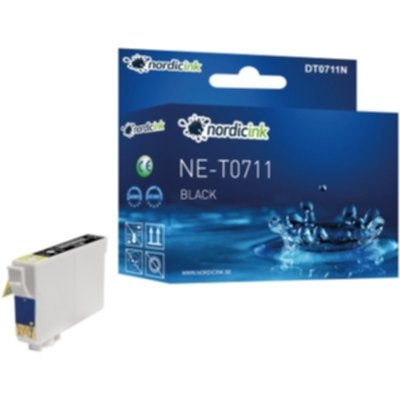 Nordicink svart Blekkpatron 11,4ml DT0711N