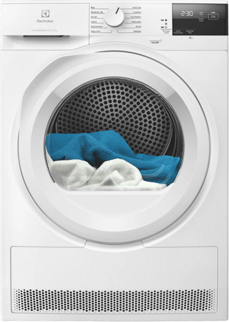Electrolux EDI621W84W Kondenstrommel 8 Kg med Gentlecare Teknologi