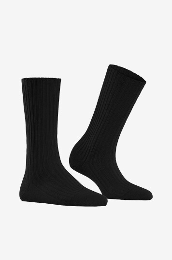 Falke Sokker Falke Cosy Wool Boot SO Svart Falke Sokker Falke Cosy Wool Boot SO Svart