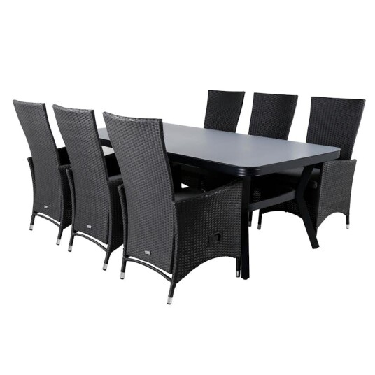 Spisegruppe Venture Home Vyn med 6 Pam Spisestoler