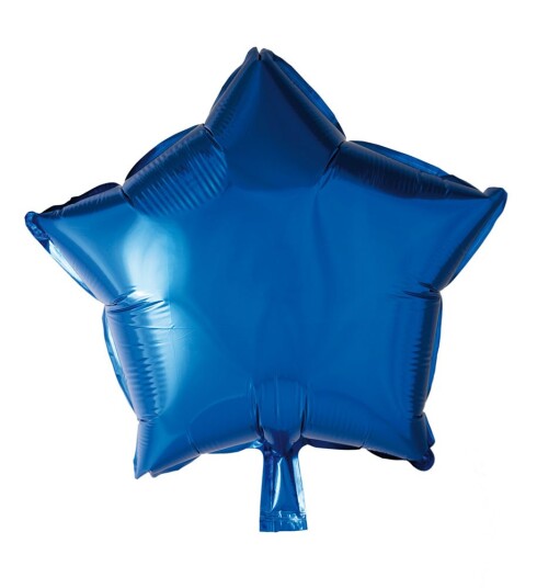 Hisab/Joker Folie ballong Blå 46 cm Stjerne