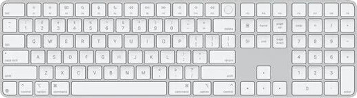 Apple Magic Tastatur med Touch ID og Numerisk Tastatur - Trådløs USB-C - Hvite Taster - Amerikansk Engelsk Apple Magic Tastatur med Touch ID og Numerisk Tastatur - Trådløs USB-C - Hvite Taster - Amerikansk Engelsk