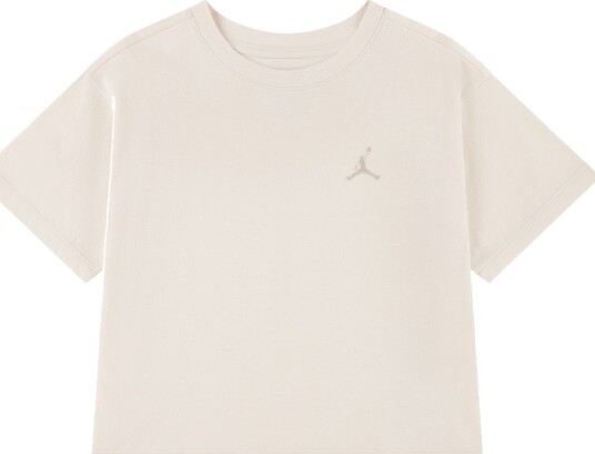 Jordan T skjorte Pearl White Jordan 10 12 år (140 152) T skjorte Beige