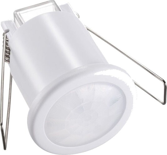 PIR taksensor for innbygging 360°   Hvit 400W LED 8m rekkevidde IP20