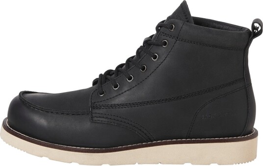 Jack & Jones Jfwtoronto Leather Boot Ln - BLACK - 40