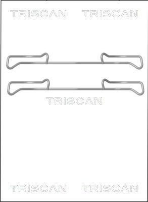 Monteringssett bremseklosser TRISCAN 8105 101642