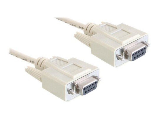 Delock null modem-kabel - DB-9 til DB-9 - 5 m Delock null modem-kabel - DB-9 til DB-9 - 5 m