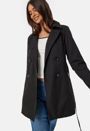 ONLY Valerie Trenchcoat Black XS