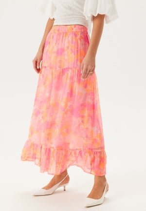 VERO MODA Vmsmilla H/W ANKLE SKIRT ANKLE Crystal Pink Aop:anja M