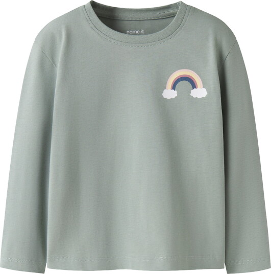 Name It Genser NmfVeen Green Milieu/Rainbow Name It 3 år (98) Genser Armygrønn Grønn