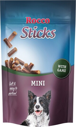 Rocco Sticks Mini Med Vilt 100 G