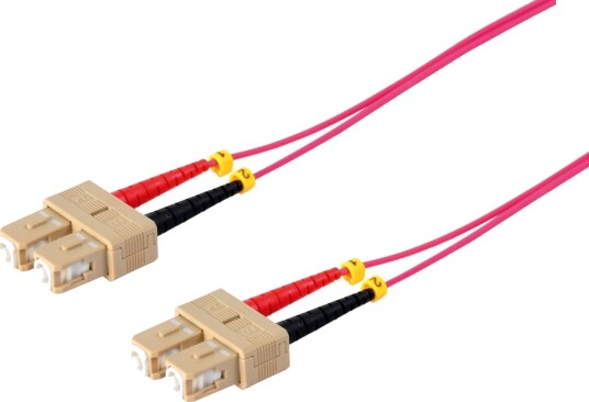 S/Conn Quality Fiberoptisk Dupleks Patchkabel Sc Til Sc Om4 Fiolett 2,0 M 166779164