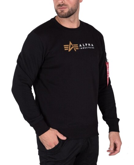 Alpha Industries Alpha Label Svart S