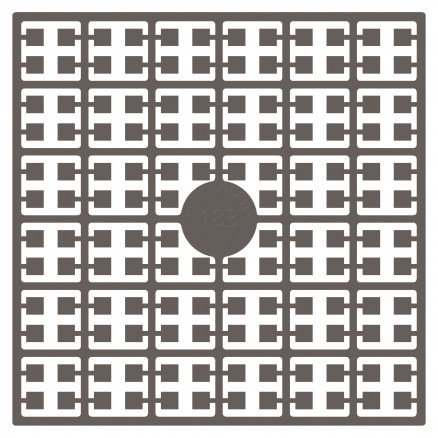 Pixelhobby Midi perler 183 Mørkegrå 2x2mm 140 piksler