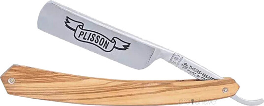 Plisson Straight Razor, 5/8 Round NoseOlive Wood Plisson Straight Razor, 5/8 Round NoseOlive Wood