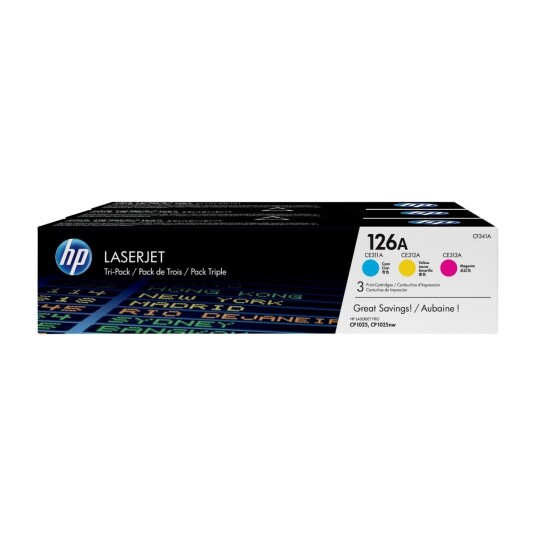 HP Toner 126A Tre farger HP Toner 126A Tre farger