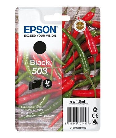 Epson 503 - black - original - ink cartridge - Blekkpatron Svart Epson 503 - black - original - ink cartridge - Blekkpatron Svart