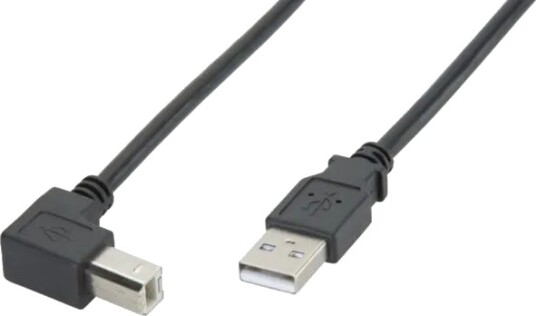 Goobay USB A til USB B 2.0 Kabel 1m - Svart