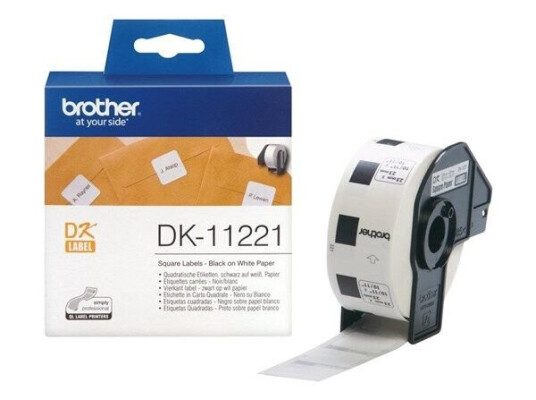 Brother DK-11221 - Black on white - 23 x 23 mm 1000 label(s) labels