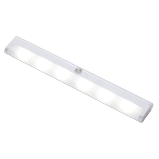 Airam Garderobelampe med PIR-sensor 3W 80lm for Batteri