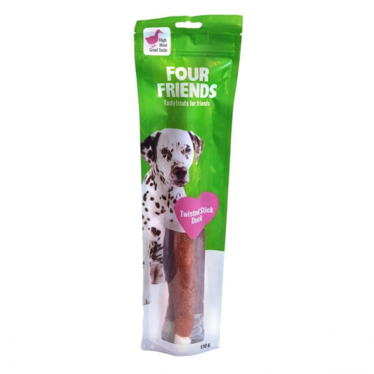 FourFriends Tyggepinne Duck 40 cm - Hundefôr av And