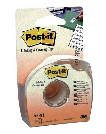 Post-it korrektionstape m/dispenser 25mmx17m hvid Post-it korrektionstape m/dispenser 25mmx17m hvid