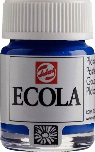 Bruynzeel Ecola Poster Paint Bottle 16ml Dark Blue 502
