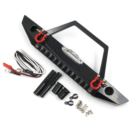 Yeah Racing Alloy Front Bumper w/LED