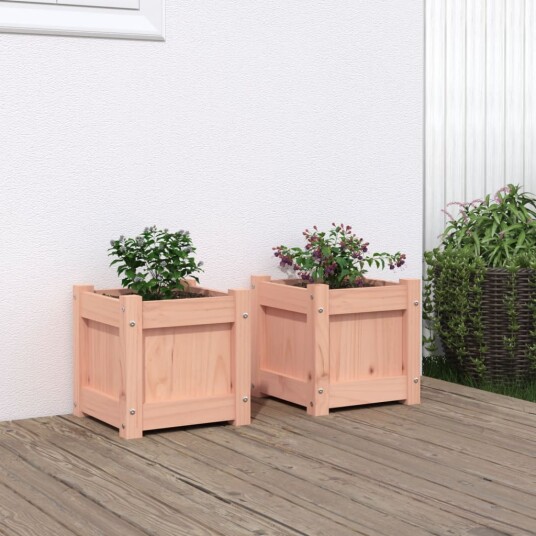Hageplantekasse 2 stk heltre douglasgran