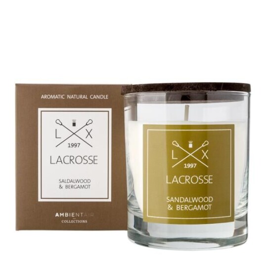 Ambientair - Lacrosse duftlys 200g sandalwood & bergamot Ambientair - Lacrosse duftlys 200g sandalwood & bergamot