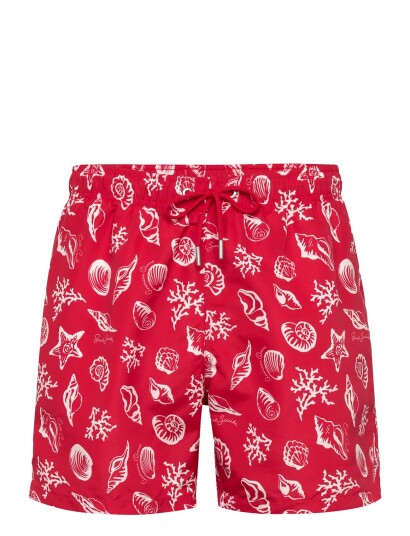 GANT Seashells Print Swim Shorts Red XXXL GANT Seashells Print Swim Shorts Red XXXL