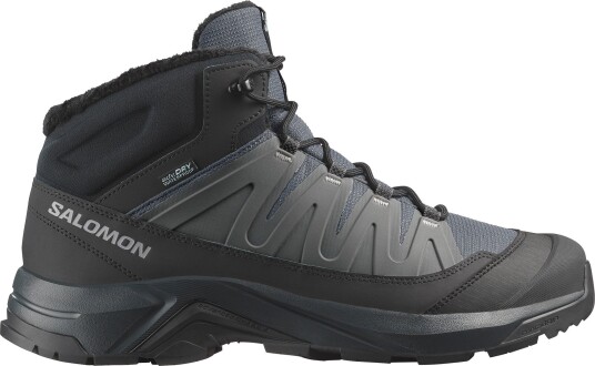Salomon Men's X Adventure Coldrush Waterproof Asphalt/Black/Alloy Asphalt / Black / Alloy 44 2/3