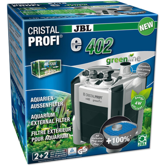 Cristalprofi E402 Greenline External Filter 400L/H Gray 400 L/H Cristalprofi E402 Greenline External Filter 400L/H Gray 400 L/H