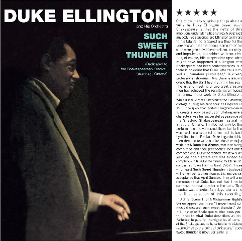 Duke Ellington Such Sweet Thunder CD