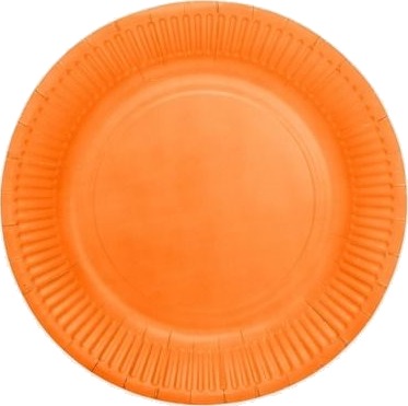 Orange Paptallerkner 18Cm 20 Stk