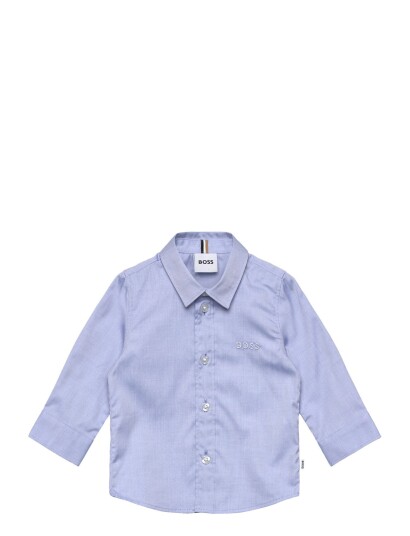 BOSS Long Sleeved Shirt Blue 94